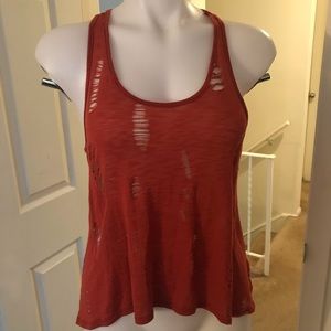 💖Edgy ripped up tank